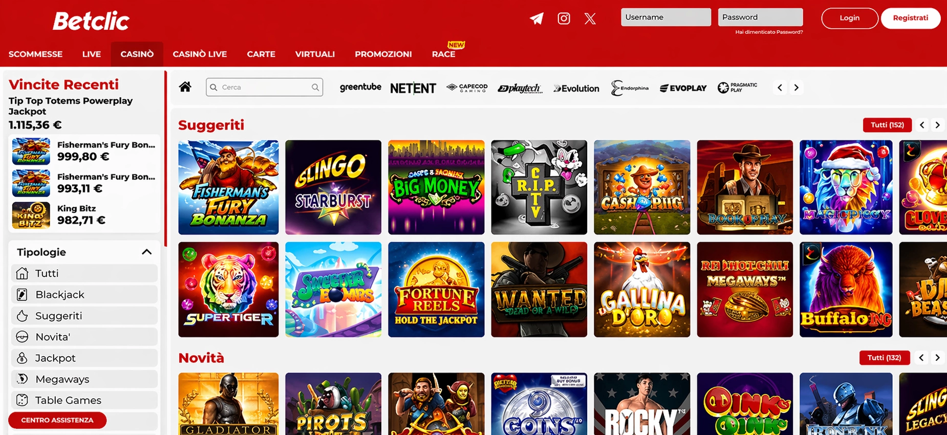 Betclic migliori casino non AAMS – 800 titoli e live casino 2026
