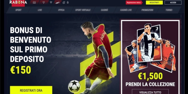 Rabona casino non AAMS che paga subito – slot e jackpot 2026